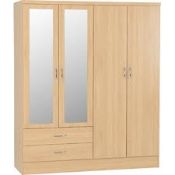 Boxed St Augustine Baylee 4 Door Wardrobe RRP £250 (18960)