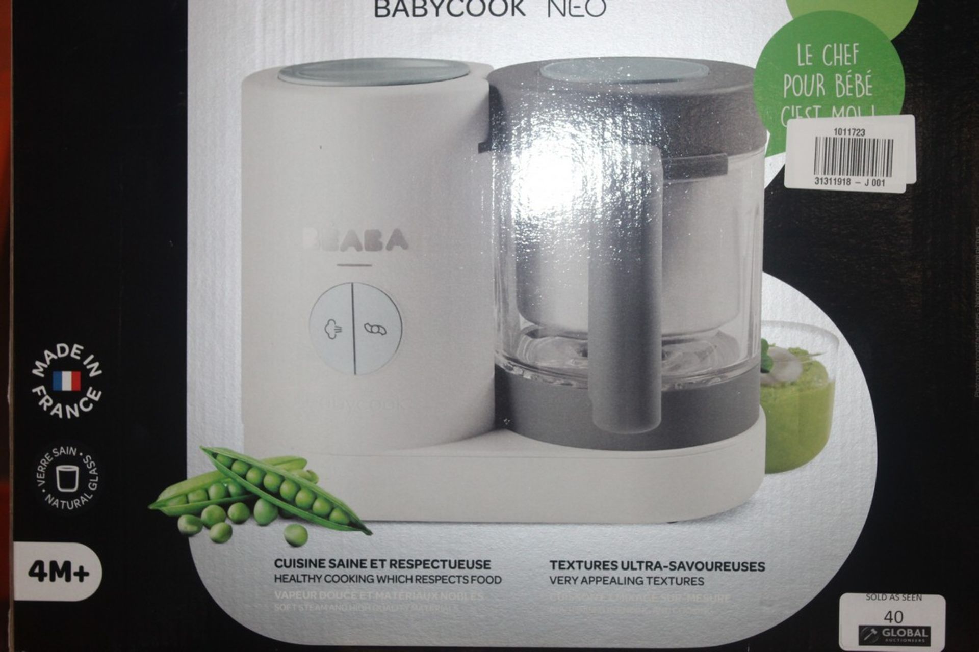 Boxed Beaba Baby Cook Neo Food Cooker RRP £160 (1011723) (Appraisals Available On Request) (Pictures