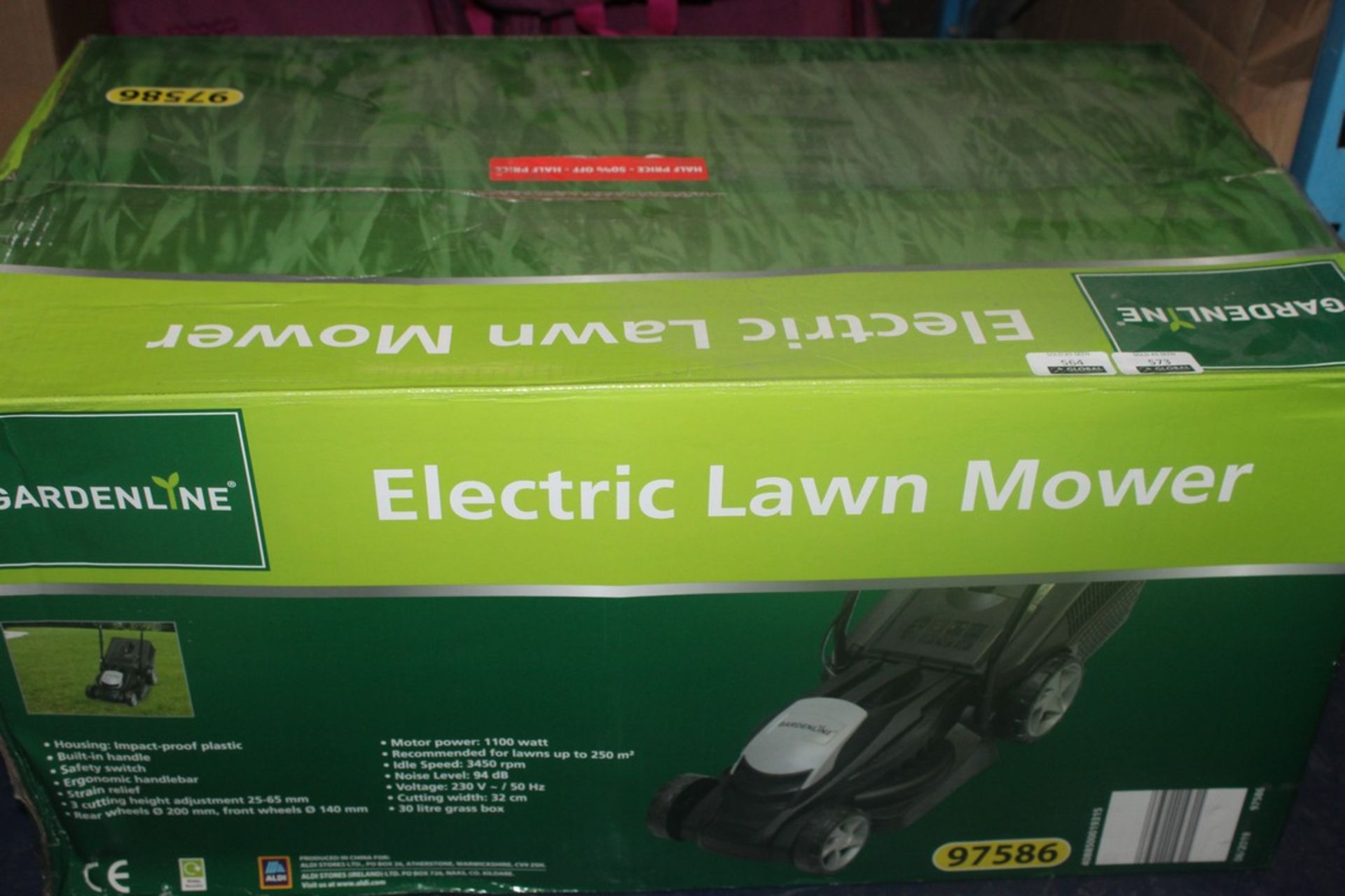 Boxed Gardenline Electric Lawnmower RRP £50 (Pictures Are For Illustration Purposes Only) (