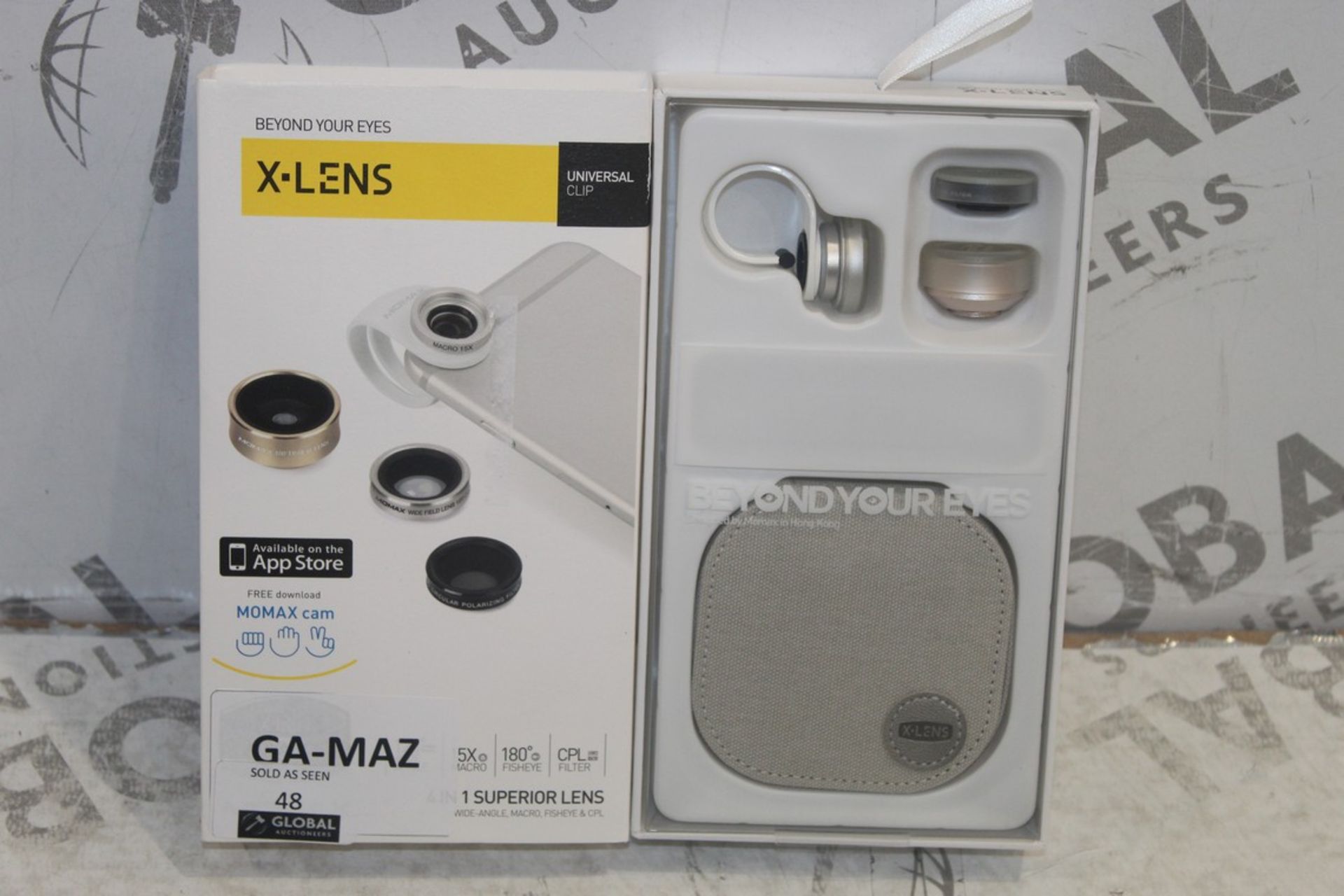 Lot To Contain 5 Momax Beyond Your Eyes X-Lens Combined RRP £150 (Pictures Are For Illustration