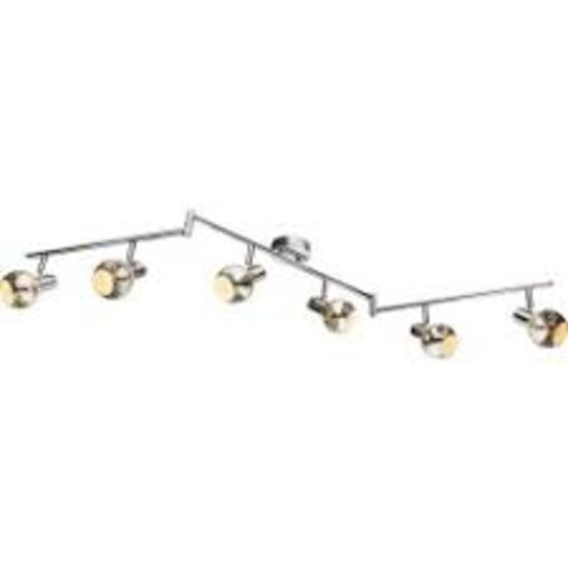 Boxed 6 Light Gumther Track Kit Ceiling Light RRP £110 (16509) (Pictures Are For Illustration