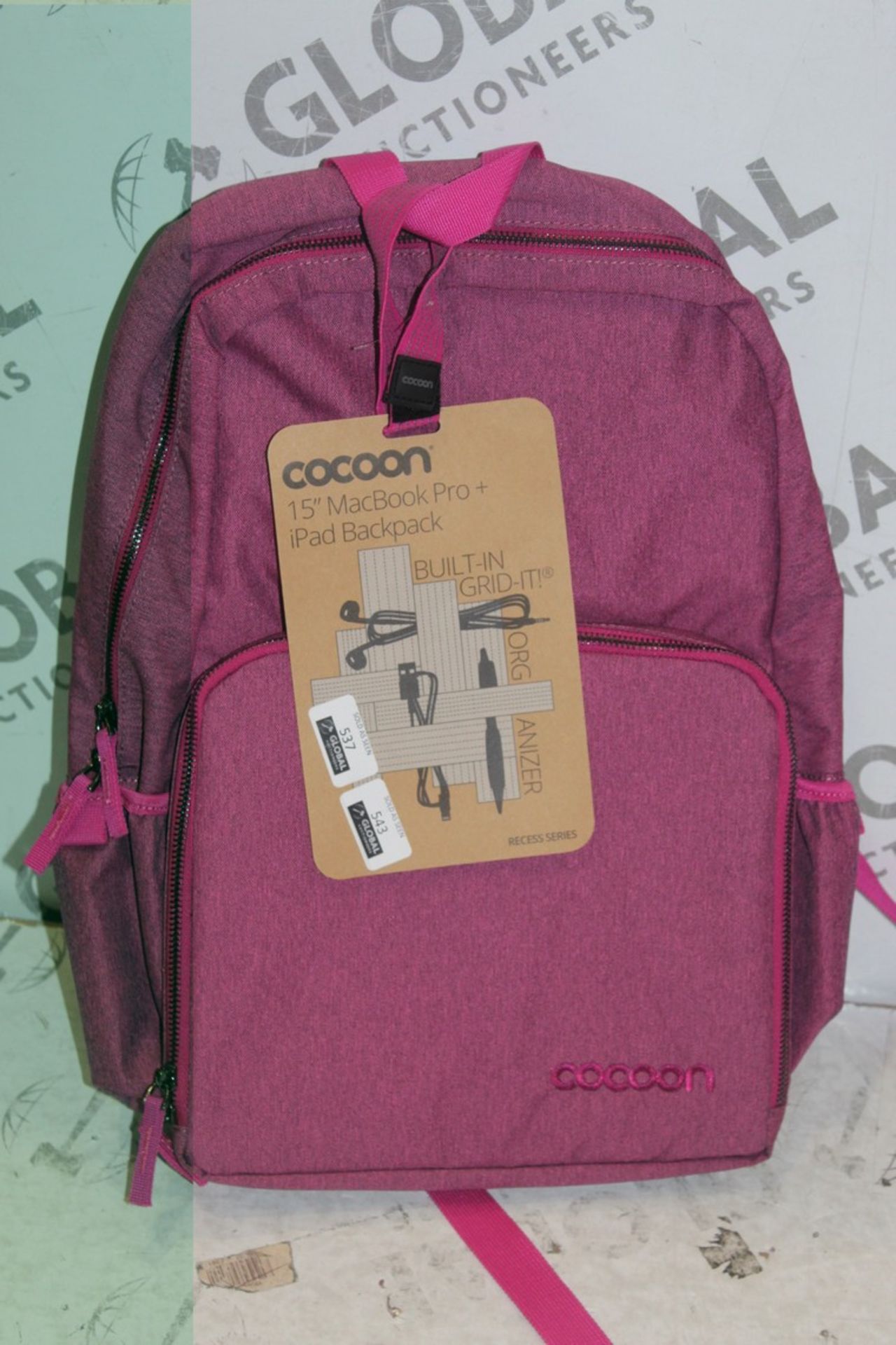Cocoon 15" MacBook Pro Plus iPad Backpack With Build In Grid It Organiser RRP £70 (Pictures Are