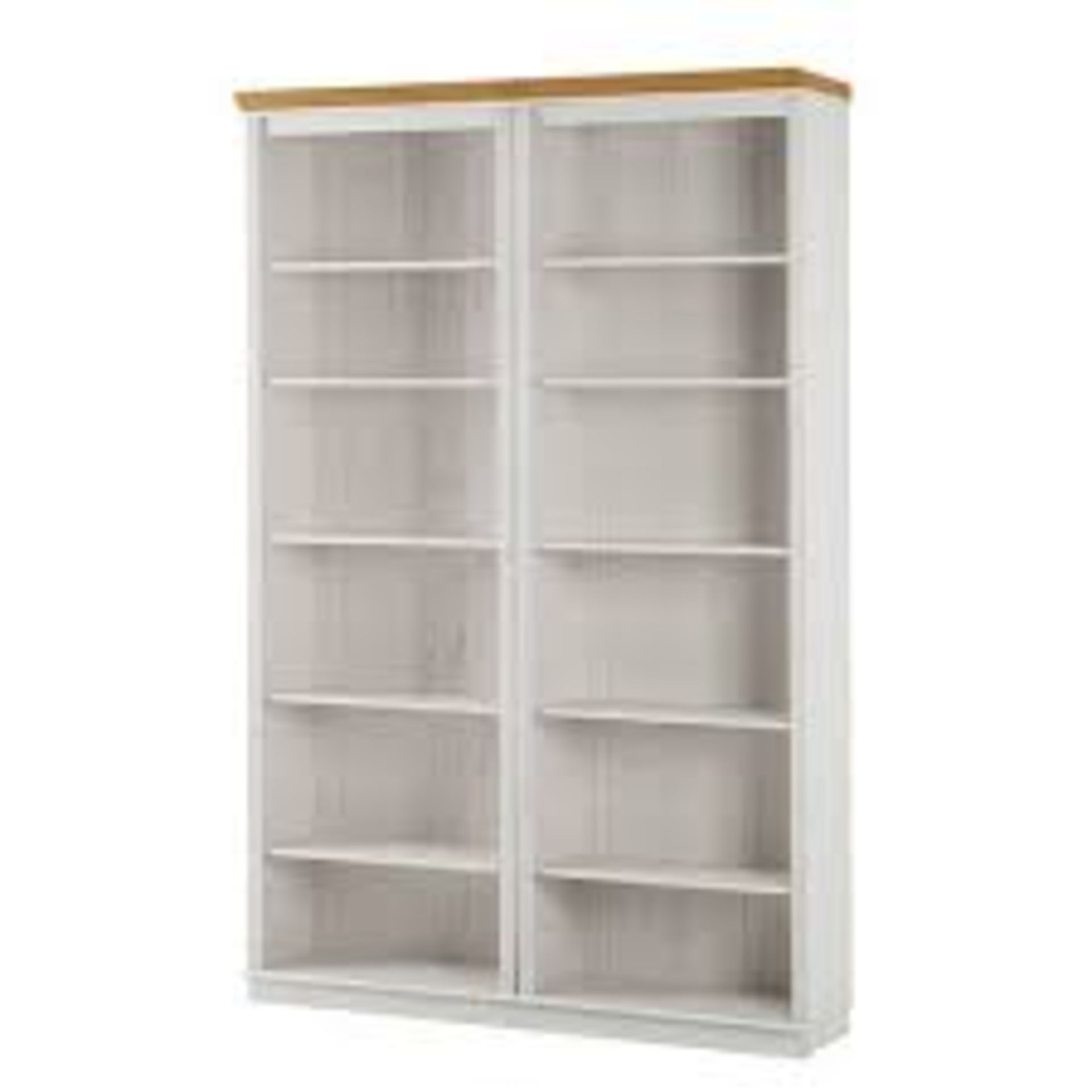 Boxed Annabelle White Honey Bookcase RRP £125 (18960)