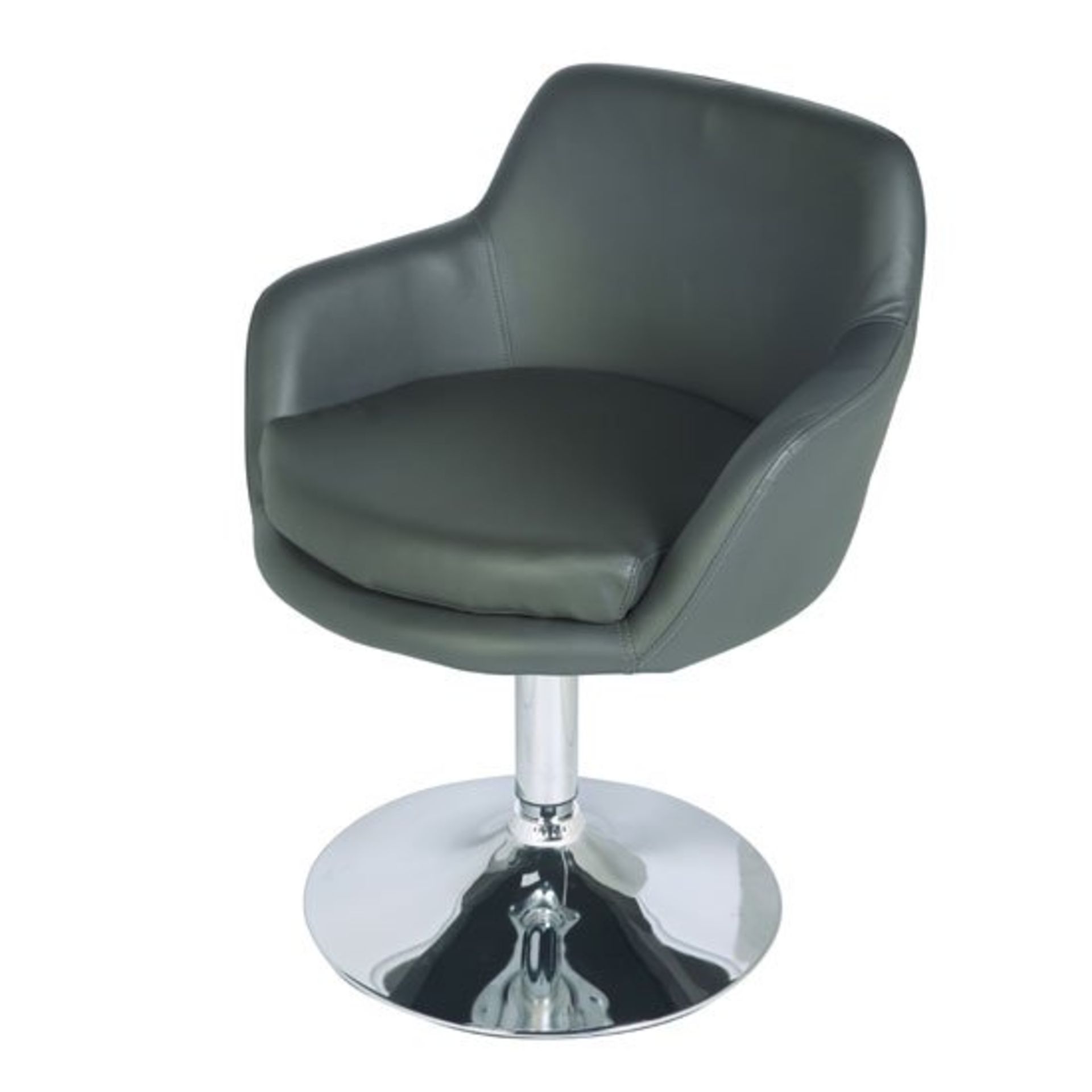 Boxed Bucketeer Bar Chair In Grey Charcoal RRP £145