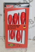 Boxed Brand New 5 Piece Insulated Screwdriver Sets