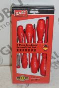 Boxed Brand New 7 Piece Insulated Screwdriver Sets