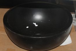 Boxed Black Hand Crafted Sink Bowl Unit RRP £100 (