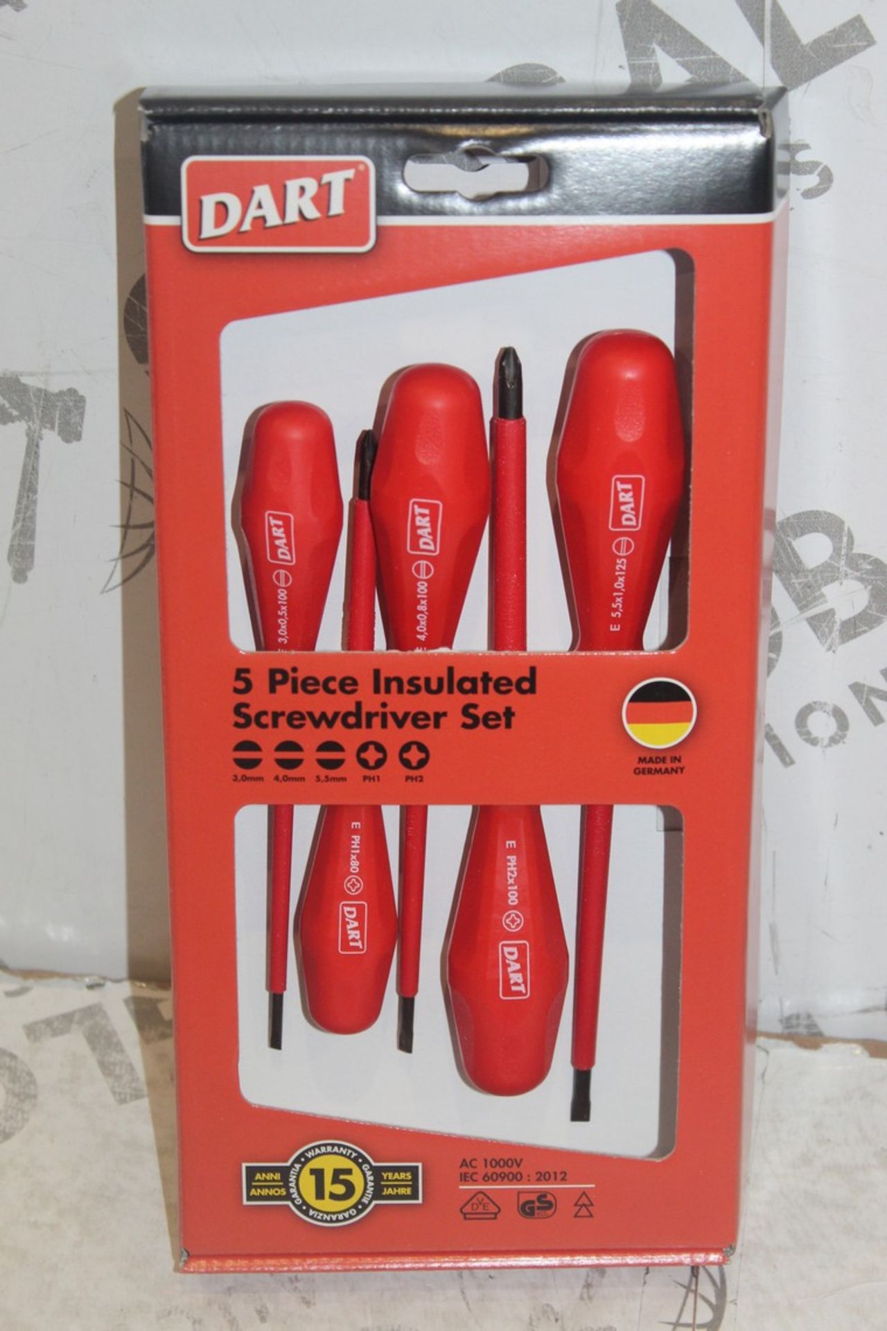 Boxed Brand New 5 Piece Insulated Screwdriver Sets