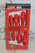 Boxed Brand New 7 Piece Insulated Screwdriver Sets