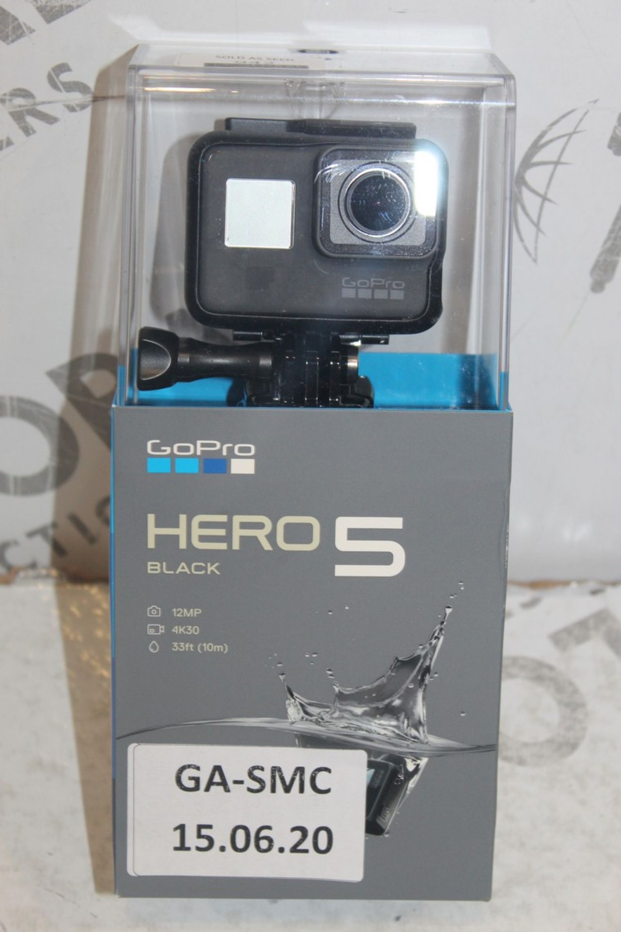 Boxed Go Pro Hero 5 Black Edition Waterproof 12 Me