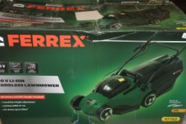 Boxed Ferrex 40 Volt Lithium Iron Cordless Lawnmow