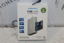 Boxed Momax 1 Link Multimedia Chargers RRP £35 Eac