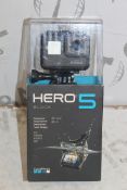 Boxed Go Pro Hero 5 Black Edition Waterproof 12 Me