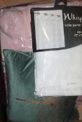 Assorted Items To Include A 57x72" Whisper Voil Pa