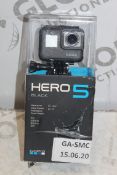 Boxed Go Pro Hero 5 Black Edition Waterproof 12 Me