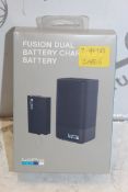 Boxed Gopro Fushion Dual Battery Charger & Portabl