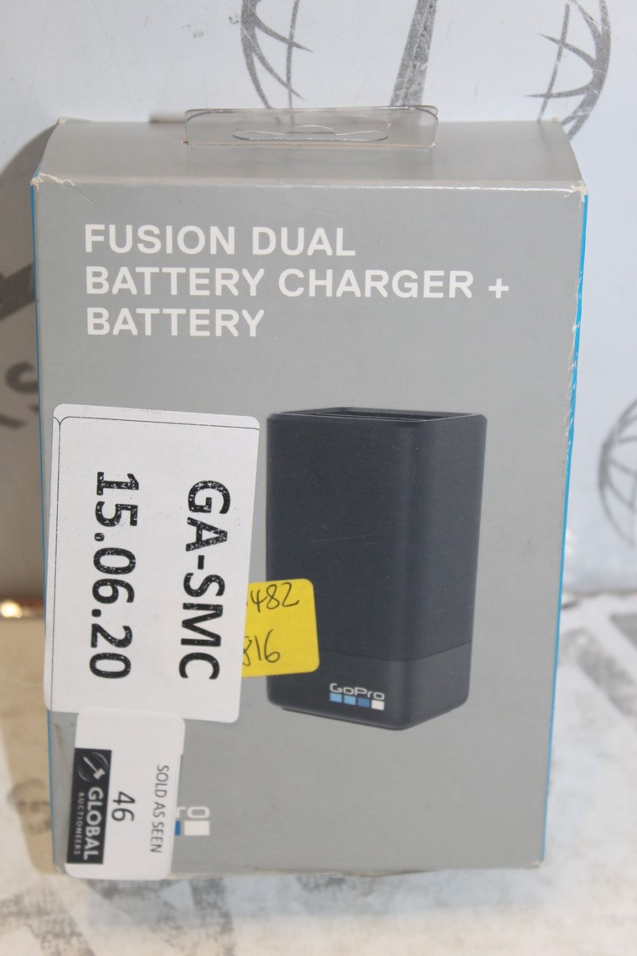 Boxed Gopro Fushion Dual Battery Charger With Port