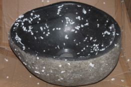 Moon Rock Hand Crafted Sink Bowl RRP £100 (19371)