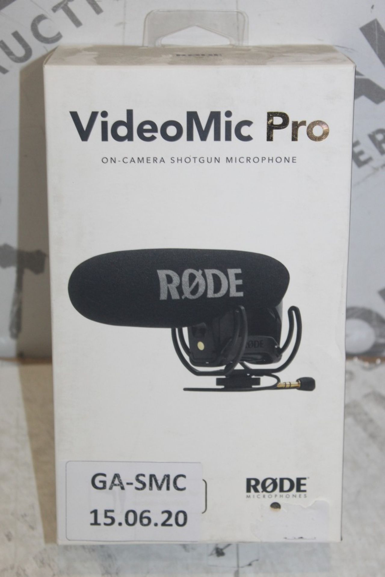 Boxed Video Mic Pro On Camera Shotgun Microphone R