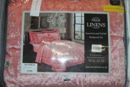 Prime Linens Luxurious Stylish Bedspread Set RRP £