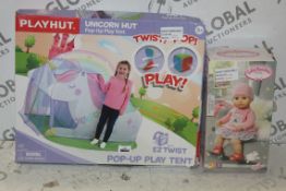 Assorted Childrens Toy Items To Include A Playhut