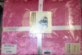 ED Luxury Soft Touch Velvet Pink King Size Duvet R