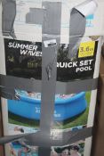 Summer Weed Quick Set 3.6 Meter Pool RRP £100 (103