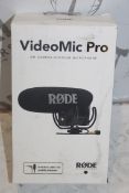 Boxed Rodie Video Mic Pro On Camera Shotgun Microp