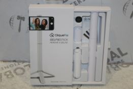 Boxed Cliquefie Selfie Sticks In White RRP £35 Eac