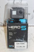 Boxed Go Pro Hero 5 Black Edition Waterproof 12 Me