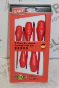 Brand New 5 Piece Insulated Screwdriver Sets RRP £