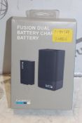 Boxed Gopro Fushion Dual Battery Charger & Portabl