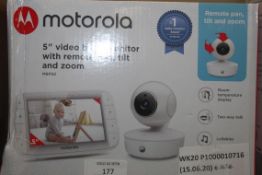 Boxed Motorola 5" Baby Video Monitor With Remote,