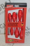 Boxed Brand New 7 Piece Insulated Screwdriver Sets