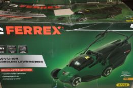 Boxed Ferrex 40 Volt Lithium Iron Cordless Lawnmow