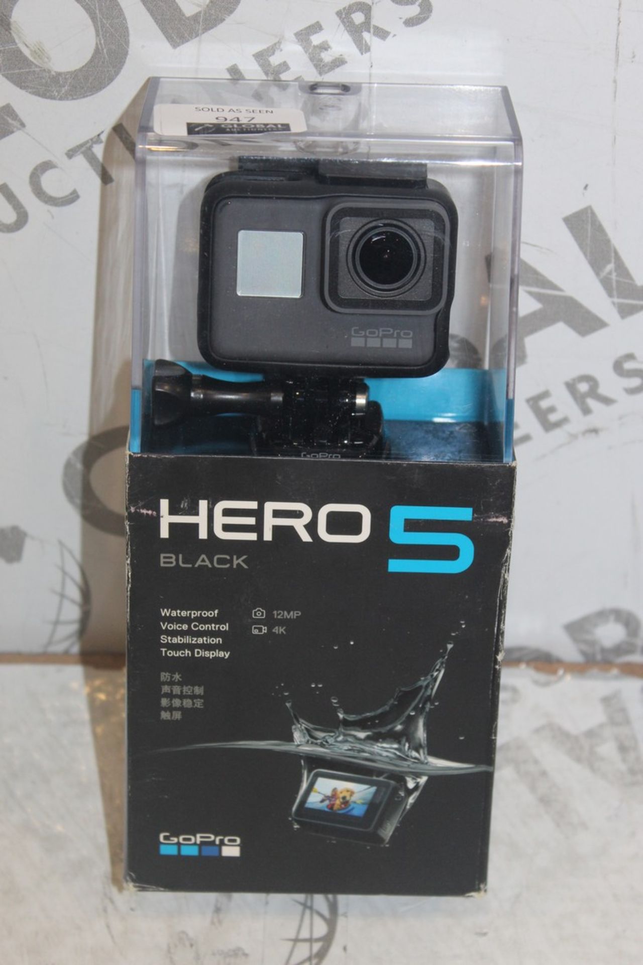 Boxed Go Pro Hero 5 Black Edition Waterproof 12 Me