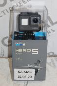 Boxed Go Pro Hero 5 Black Edition Waterproof 12 Me