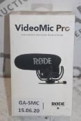 Boxed Video Mic Pro On Camera Shotgun Microphone R