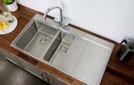 Boxed Bristan Sking 1.5 Bowl Inset Kitchen Sink RR
