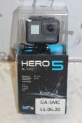 Boxed Go Pro Hero 5 Black Edition Waterproof 12 Me