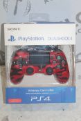 Boxed Sony Playstation 4 Dual Shock Red Wireless C