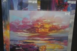 Lot To Contain 3 Assorted Arran Equinox Stratocumulus & Matter Two By Artist Scott Naismith Combined