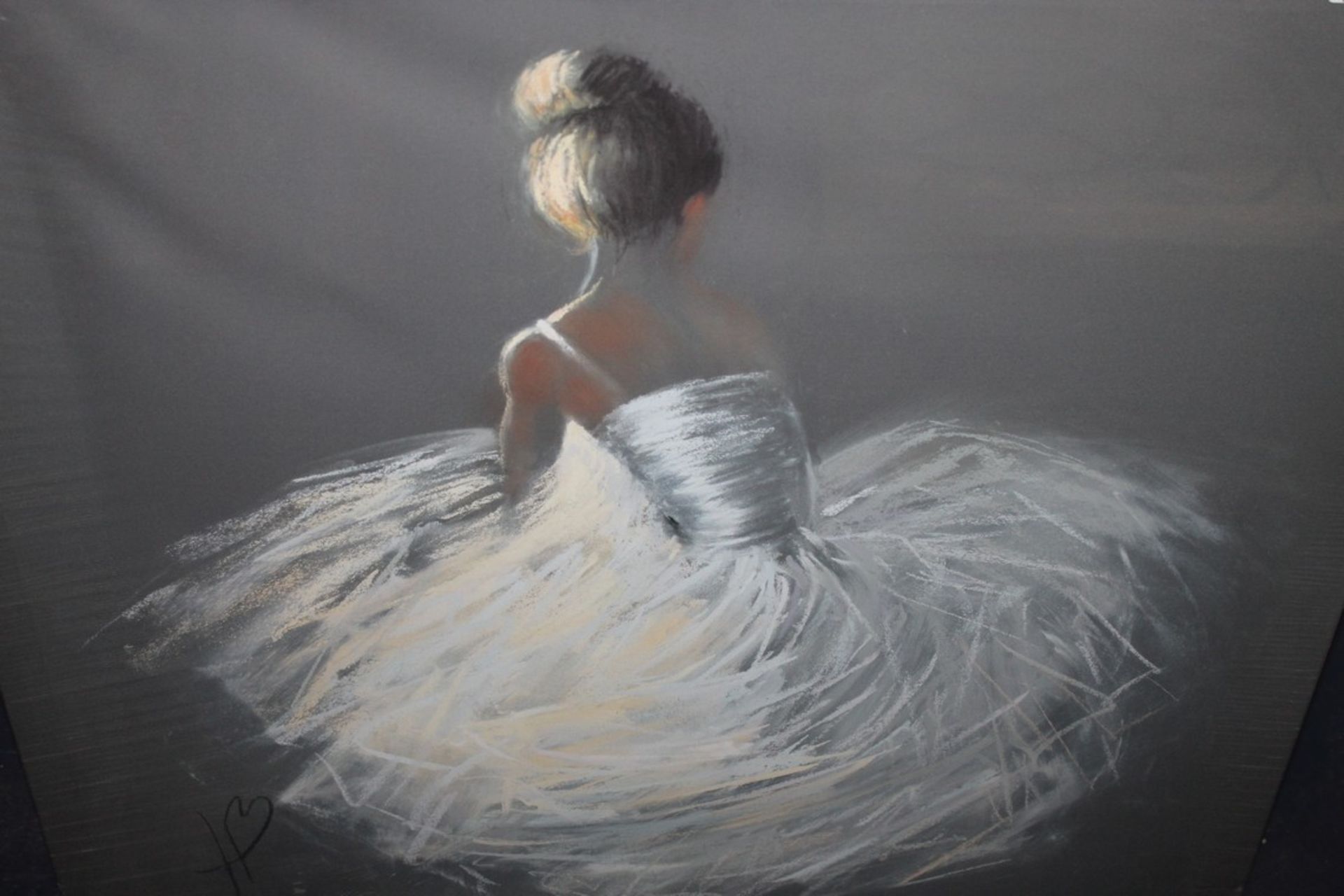 Tutu By Artist Hazel Bowman Canvas Wall Art Picture RRP £100 (18415) (Pictures Are For