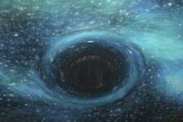 Black Hole In Space Art Canvas Wall Art Picture RRP £60 (14571) (Pictures Are For Illustration