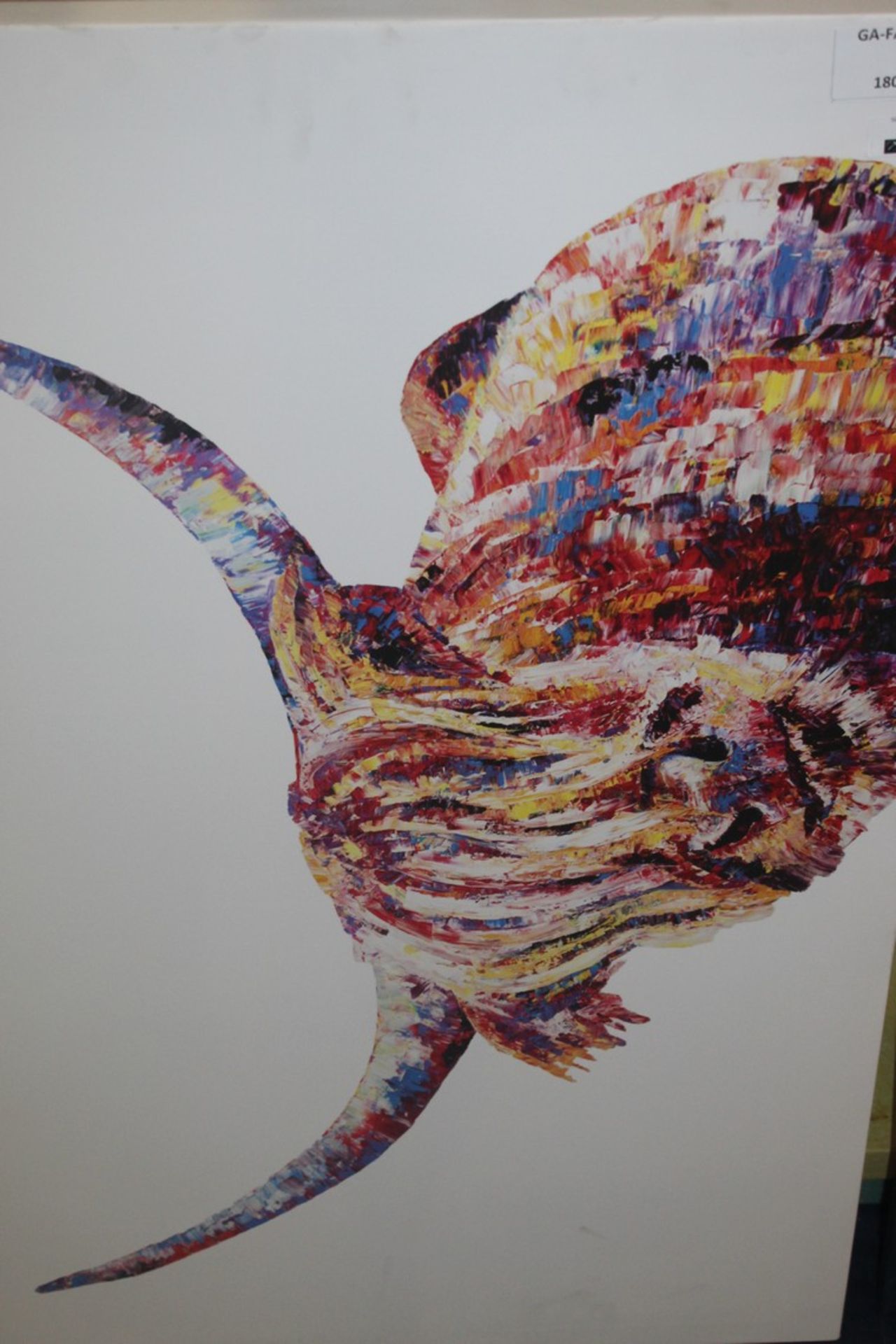 Boxed Becksy Highland Cow Multi Coloured Graphic Wall Art Picture RRP £105 (18059) (Pictures Are For