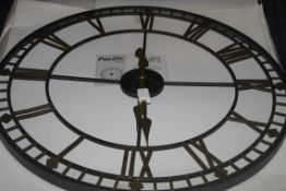 Boxed Pacific Home Antique Bronze & Gold Round Metal Wall Clock RRP £95 (18415) (Pictures Are For