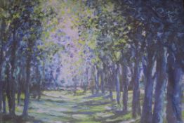 Taiwanese Forrest By Artist Iris Scott Canvas Wall Art Picture RRP £70 (14541) (Pictures For