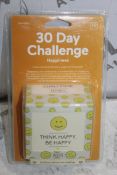 Lot To Contain 16 30 Day Challenge Happiness Paper Games Combined RRP £160 (Pictures Are For