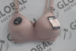 Lot To Contain 3 Packs Of 6 Beige Hana 2842 Ladies Bra's Sizes To Include 38C , 40C , 42C , 44C, 46C