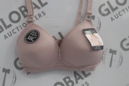 Lot To Contain 3 Packs Of 6 Beige Hana 2842 Ladies Bra's Sizes To Include 38C , 40C , 42C , 44C, 46C